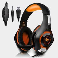 Gaming Headset Gm-1 Over-Ear Wired 3.5Mm Pro Surround Sound Gaming Headphone With Led Effect And Microphone