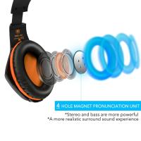 Gaming Headset Gm-1 Over-Ear Wired 3.5Mm Pro Surround Sound Gaming Headphone With Led Effect And Microphone