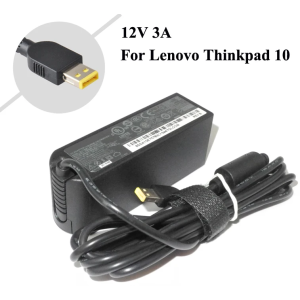 Original 36W 12V 3A Tablet Charger Power Supply AC Adapter For Lenovo ThinkPad 10 ADLX36NCT2B Helix 2 4X20E75066 TP00064A Tablet Battery Charger