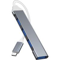 USB C Hub 4 Port USB 3.0 - aluminum alloy - Ultra Slim