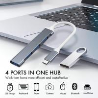 USB C Hub 4 Port USB 3.0 - aluminum alloy - Ultra Slim