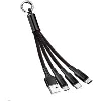 كابل شاحن USB متعدد 15 سم 3 في 1 