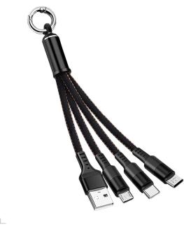 كابل شاحن USB متعدد 15 سم 3 في 1