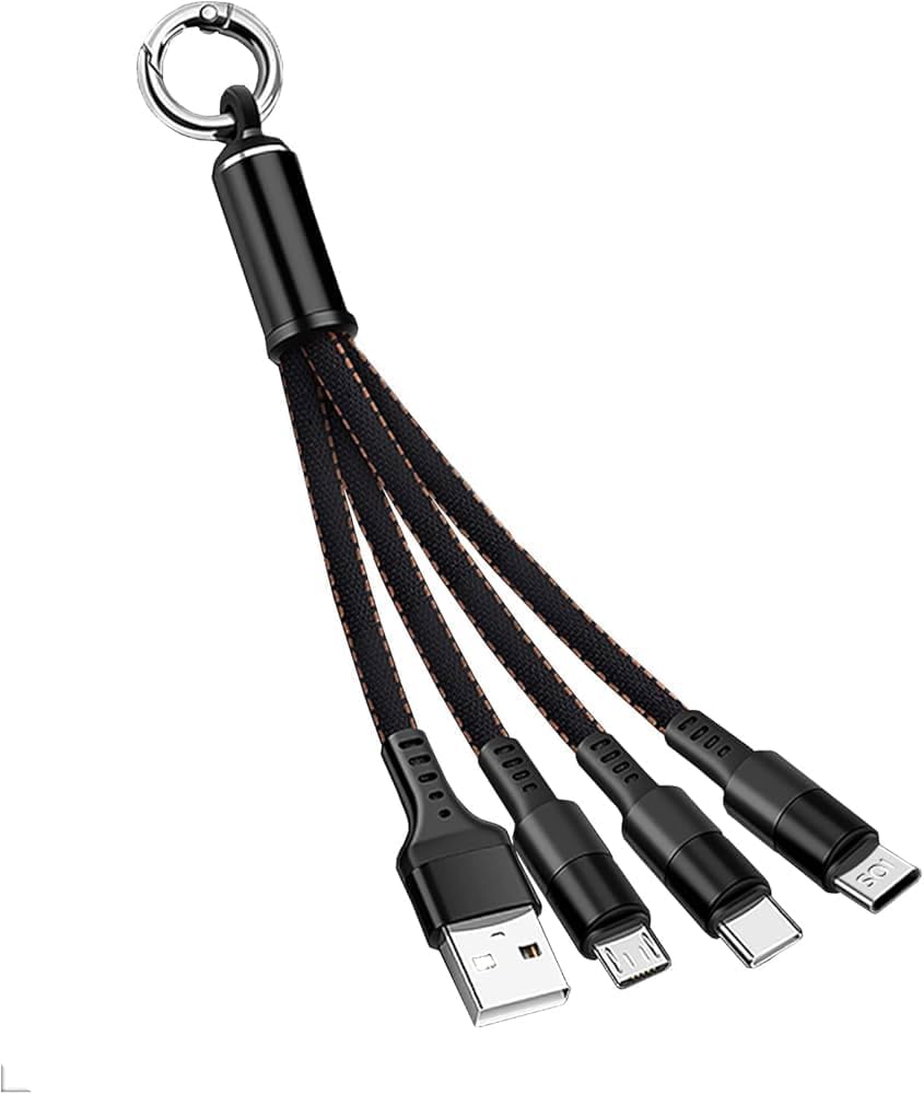 كابل شاحن USB متعدد 15 سم 3 في 1 