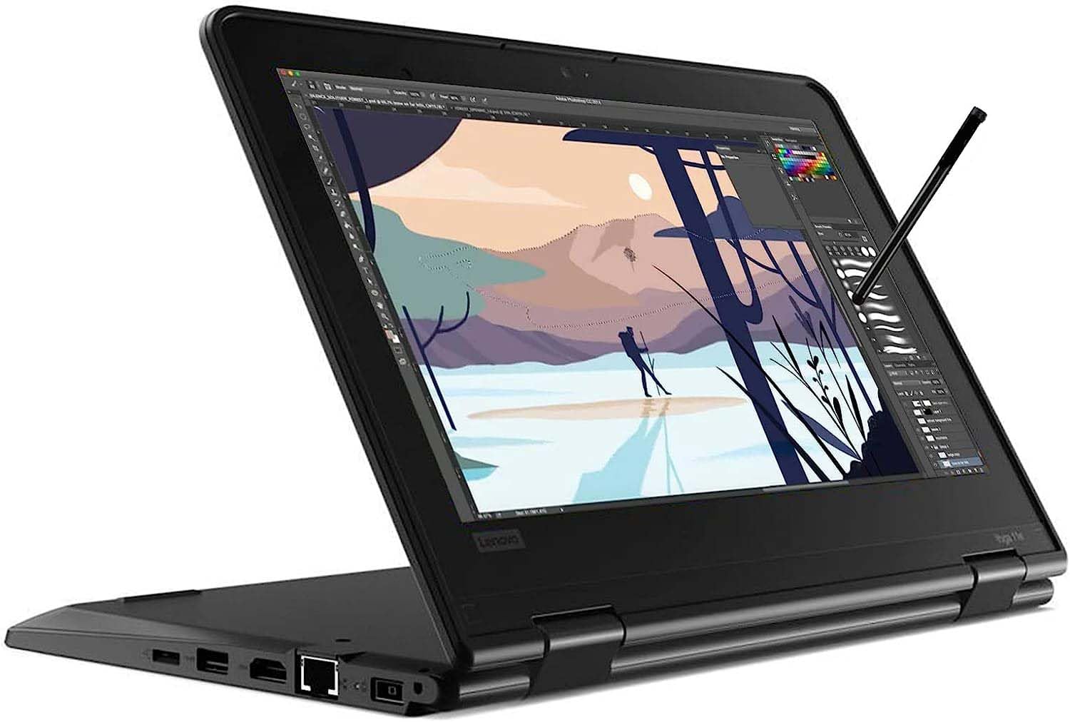 Lenovo Yoga 11e 2-en-1 Laptop convertible Pentium Silver N5000 Ram 8G - SSD 256G 11.6